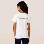 Mädchens zukünftige Präsidentin T-Shirt (Schwarz voll)