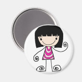 Mädchensammlung Magnet (Vorderseite/Rückseite)