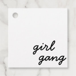 Mädchensammlung niedliche moderne feministische Po Geschenkanhänger