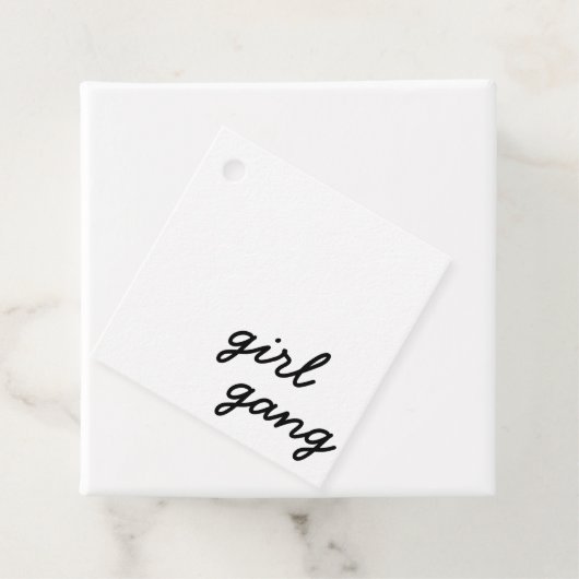 Mädchensammlung niedliche moderne feministische Po Geschenkanhänger (Beispiel)