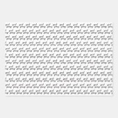 Mädchensammlung niedliche moderne feministische Po Geschenkpapier Set (Vorderseite)