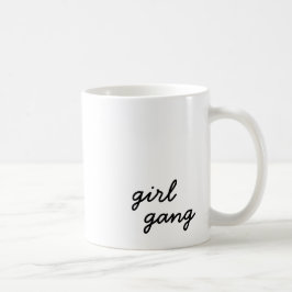 Mädchensammlung niedliche moderne feministische Po Kaffeetasse