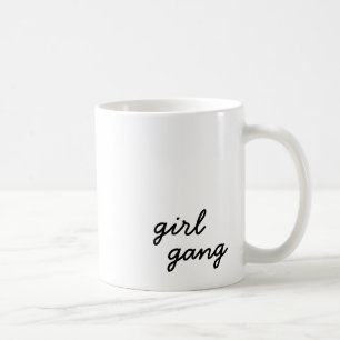Mädchensammlung niedliche moderne feministische Po Kaffeetasse