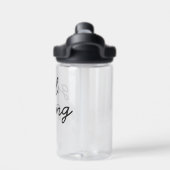 Mädchensammlung niedliche moderne feministische Po Trinkflasche (Rückseite)