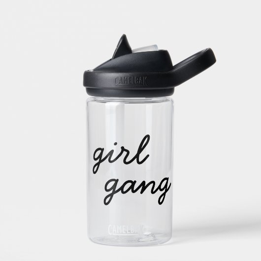 Mädchensammlung niedliche moderne feministische Po Trinkflasche (Links)