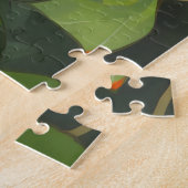 Mädchenschlafen in der Waldanime Puzzle (Seite)