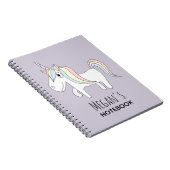 Mädchenschule für Niedliche und Lila Magie Notizblock (Rechte Seite)