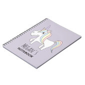 Mädchenschule für Niedliche und Lila Magie Notizblock (Linke Seite)