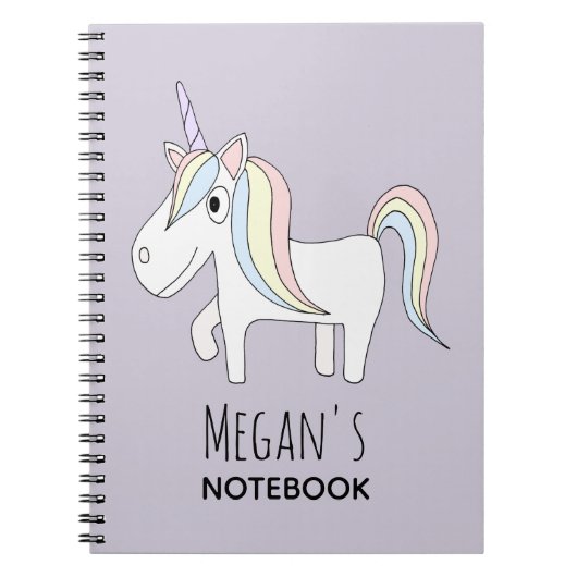 Mädchenschule für Niedliche und Lila Magie Notizblock (Vorderseite)