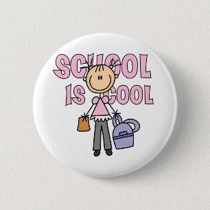 Mädchenschule ist cool button