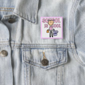 Mädchenschule ist cool button (Beispiel)