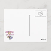 Mädchenschule ist cool postkarte (Rückseite)