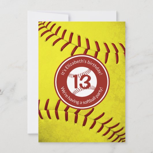 Mädchenschulen - Geburtstag oder Party Einladung (Rückseite)