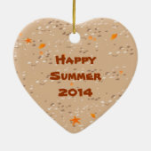 Mädchenschwimmerin Geburtstagsgeschenk Keramikornament (Hinten)