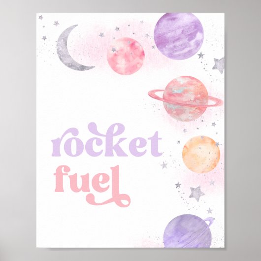 Mädchensignatur Poster (Vorne)