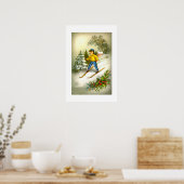 Mädchenski Poster (Küche)