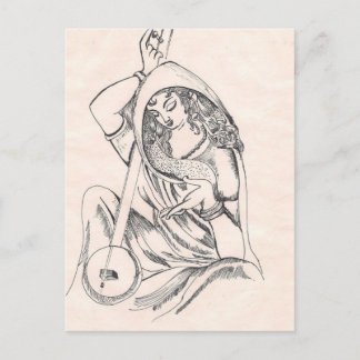 Mädchenspielsitar Postkarte