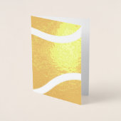 Mädchensportarten Geburtstaggold Folienkarte (Vorderseite)