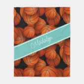 Mädchensportgeschenke Sondername des Athleten Bask Fleecedecke (Vorderseite)