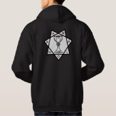 Mädchenstern des Babalon Logo-Hoodie Hoodie (Rückseite)