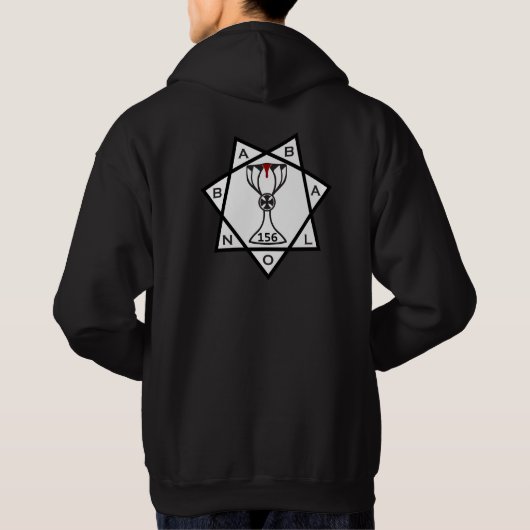 Mädchenstern des Babalon Logo-Hoodie Hoodie (Rückseite)