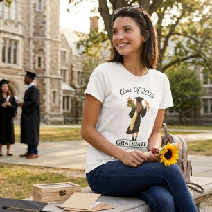 Mädchenstudium 1 Anpassbares Jahr T-Shirt