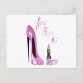 Mädchentag/Nacht-Out-Party Einladung (Vorderseite)