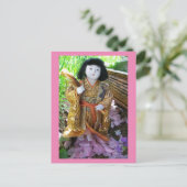 Mädchentag Postkarte (Stehend Vorderseite)