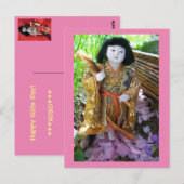 Mädchentag Postkarte (Vorne/Hinten)