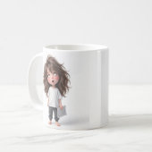 Mädchentasse Kaffeetasse (Vorderseite Links)
