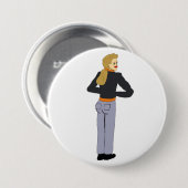 Mädchentaste Button (Vorne & Hinten)