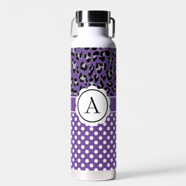 Mädchenteile und Tiere drucken Monogramm Trinkflasche