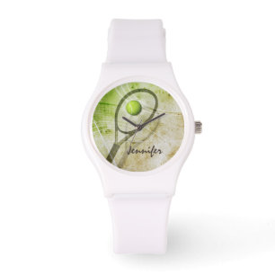 MädchenTennis personalisiert Armbanduhr