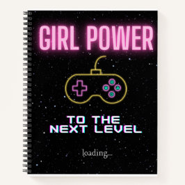 Mädchentoten Power Notizblock