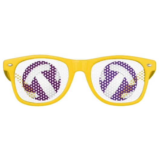 Mädchenvolleyball in beliebiger Farbe Sonnenbrille (Vorderseite)