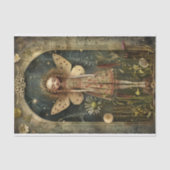 MÄDCHENWALDSEITENZEICHEN SEIDENPAPIER (Vorderseite)