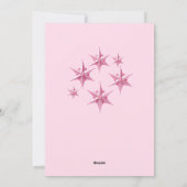 Mädchenweihnachtsfeier Einladung fröhlich wenig (Rückseite)