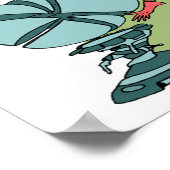 Mädchenwissenschaftlerin Poster (Ecke)