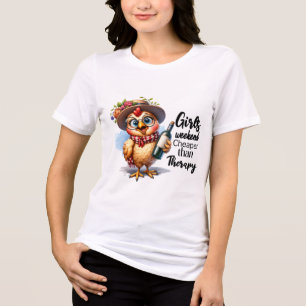 Mädchenwochenende billiger als Therapie Tri-Blend Shirt