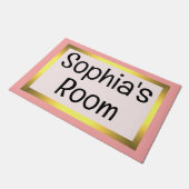 Mädchenzimmer Fußmatte (Schrägansicht)