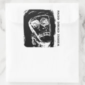 MADD DREAD INDICA QUADRATISCHER AUFKLEBER (Tasche)