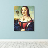 Maddalena Doni - Raphael - c1506 Leinwanddruck (Insitu (Holzboden))