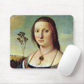 Maddalena Doni - Raphael - c1506 Mousepad (Mit Mouse)