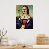 Maddalena Doni - Raphael - c1506 Poster (Küche)