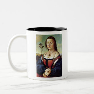 Maddalena Doni - Raphael - c1506 Zweifarbige Tasse