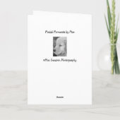 Maddi Garden Birthday Party-2 Dankeskarte (Rückseite)