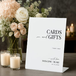 MADDIE Cards and Gifts Sign Sockelschild