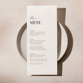 MADDIE Wedding Thank You Note with QR Code Menükarte