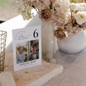 MADDIE When We Were Table Numbers Einladung