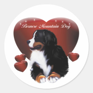MadDogs Herz-Aufgabe Berner Aufkleber